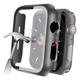 Funda Protector Apple Watch 42mm Serie 3 2 1 Vidrio Templado