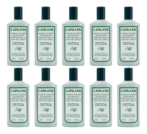 Shampoo Capilatis Tratante Ortiga  410 Ml X 10 Unidades