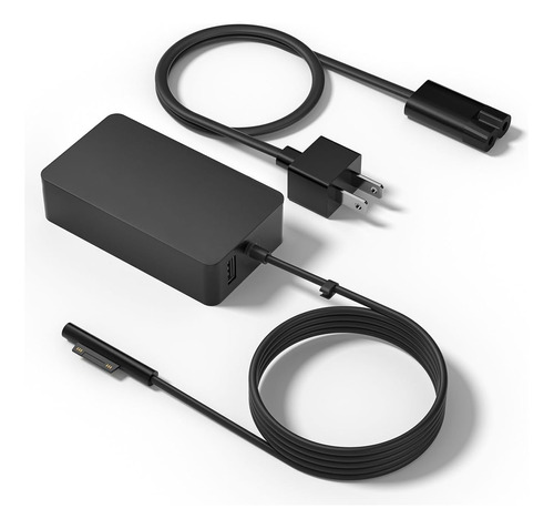Surface Pro Cargador 44w 15v-2.58a Cable Adaptador De Fuente