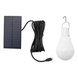 Luz Solar Led Portátil De 15 W, Lámpara Led Recargable Por U