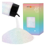Glitter Holográfico Blanco Fino - 50g/1.76oz Para Resina, Uñ