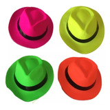 36 Sombreros Gorros Tanguero Funyi Cowboy Fluor Carnaval 