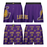 Nba Original 2 Packboxer De Hombre Los Angeles Lakers Morado