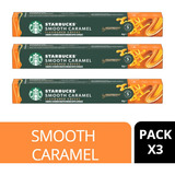 Cápsula Café Starbucks Nespresso Smooth Caramel 51g Pack X3
