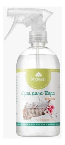 Agua Para Ropa Biogreen Brisa Pura 500ml Con Gatillo