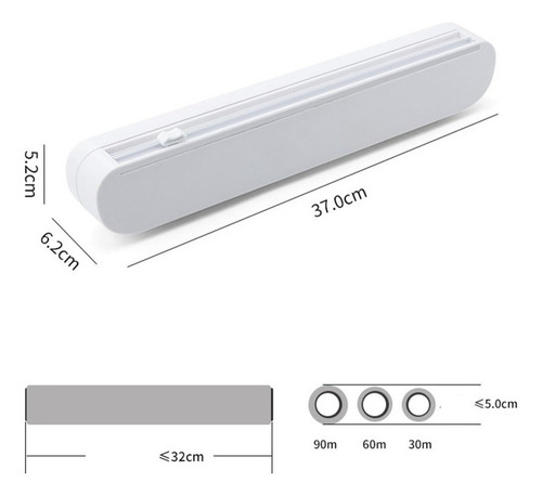 Cling Film Dispenser Holder Cutter