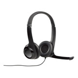 Headset Usb Logitech H390 Voip Microfone Volume Pc Notebook