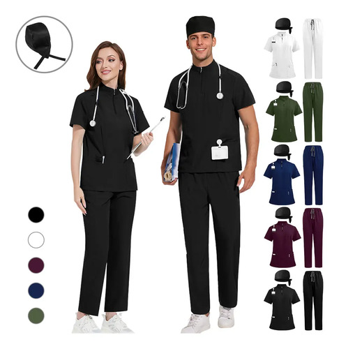 Pijama Quirúrgica Scrub Jogger Medico Antifluido Conjunto | MercadoLibre