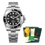 Relógio Rolex Automático Com Certificados, Caixa E Manual 