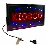 Cartel Led Kiosco Colores 220 V Luminoso Para Comercio