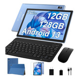 Tablet  Con Funda Aocwei Tablet X900 10.1  128gb Azul Y 12gb De Memoria Ram