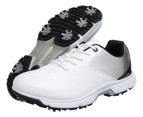 New Zapatos De Golf De Cuero De Gran Tamaño, Zapatos De Golf