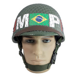 Capacete Tático Militar Feb Painball Airsot Farda M1br16