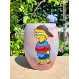 Mate Lisa Simpson  Pues Si Como Sea  Personalizado