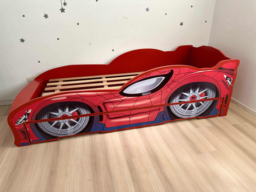 Cama Carro Spiderman 1 Plaza