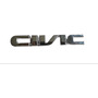 Logo  De Honda Civic Si Matrcula Placa Latn Cromado