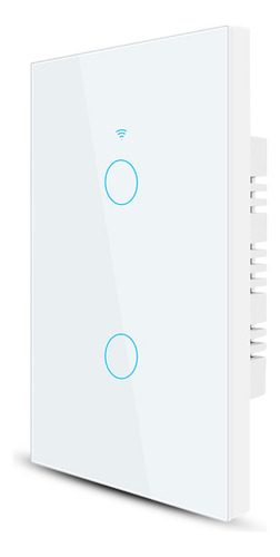 Interruptor Inteligente Wifi Smart Touch 2 Botões Alexa Tuya