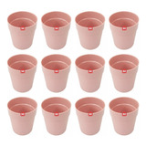 Set X 12 Vaso Areia Carol 8cm Diamentro 9cm Alto Plastico 