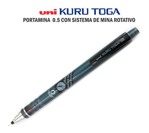 Portamina Kuru Toga 0,5 Uni Mina Rotativo Smoke Mitsubishi