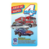 Cartas Autos Camiones Match 4 Universo Retro Estilo Cromy