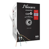 Caixa De Cabo De Rede Cat.6+ Cm 305 Metros Nexans 23 Awg