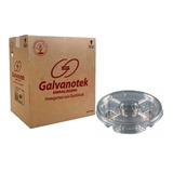 Embalagem Petisqueira Com 4 Divisórias Galvanotek G540 C/100 Cor Branco