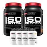 Combo Duplo Whey Protein + 4x Creatina + Shaker - Original!