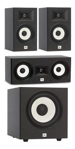 Kit Home Theater 3.1 Jbl Linha Stage Central Sub Bookshelf