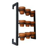 Porta Macetas De Pared Herrería Artesanal Mod Mace-73