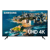 Smart Tv Samsung 43  Uhd 4k 43cu7700 Controle Único