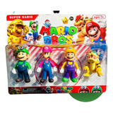 Muñecos Mario Bros Peach Toad Bowser Juguetes Niño Regalos