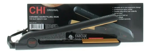 Plancha De Cabello Chi Original 1   Negra 110v/220v