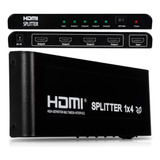 Adaptador Splitter Hdmi Divisor 4x1  Full Hd 3d 1080p
