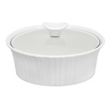 Fuente Circular Con Tapa French White Corningware 1.4 Litros