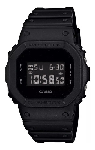 Relógio Casio Masculino G-shock Digital Preto Dw-5600bb-1dr