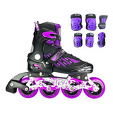 Patines Semiprofesionales Cougar + Maleta + Protecciones