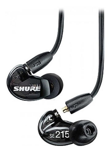 Auricular Inear Intraural Shure Se215k Negro Con Estuche