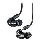 Fones De Ouvido De Monitoramento Intra-auricular Shure Se215, Cor Preta