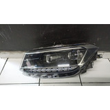 Faro Izq Vw Taigun 2023 2024 Lupa Y Led Detalle