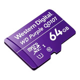 Tarjeta De Memoria Microsd Western Digital Purple 64gb