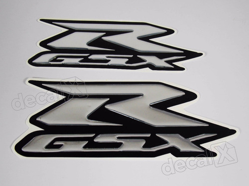 Emblema Resinado Suzuki Gsxr Cromado Foto 2