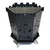 Brasero De Carbón Brazier Desmontable Para Calentar Exterior