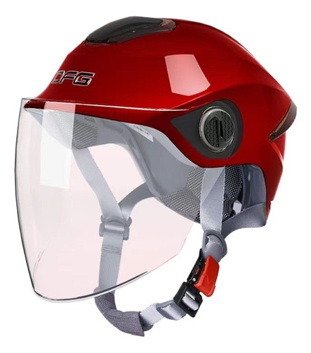 Casco De Moto De Doble Lente A Prueba De Sol General Mujer