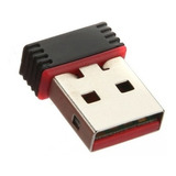 Tarjeta Nano Adaptador Receptor Usb Wifi 150mbps 802.11n Pc 