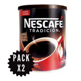 Café Instantáneo Nescafé Tradición Tarro 400g - Pack X2