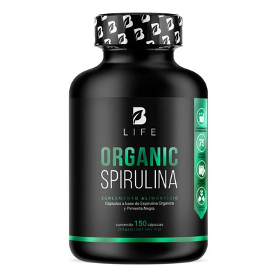 Espirulina Organica De 150 Cáps 500mg Alga Spirulina. B Life | Meses sin interés