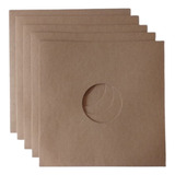 25 Capas P/ Lp Disco Vinil 12 Pol Papel 300gr Kraft C/ Furo