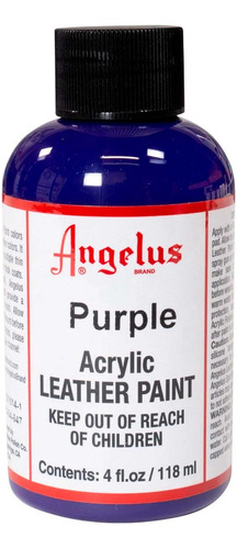 Pintura Acrílica Angelus 4 Oz ( 1 Pieza ) Color Purple