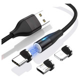 Cable Para Celular, Magnetico, Android, Tipo C iPhone