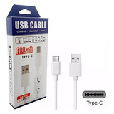 Cable De Datos Usb Tipo C Reforzado Con Filtro Tipo C De 1,5 M, Color Blanco